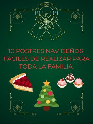 cover image of 10 postres navideños